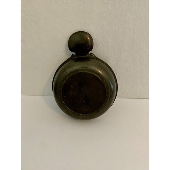 Antique 19th Century French Pewter Wine Taster Marked Crown Hallmarks 4 in Shell - Picture 12 of 14